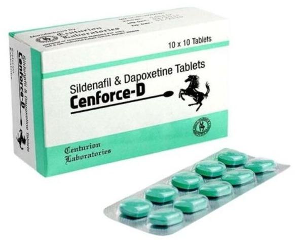 Cenforce D Tablets, for Erectile Dysfunction, Packaging Type : Blister