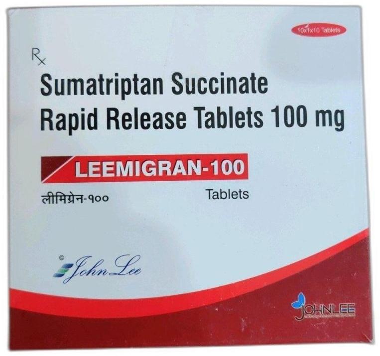 Leemigran 100mg Tablets, for Used to treat migraines, Medicine Type : Allopathic