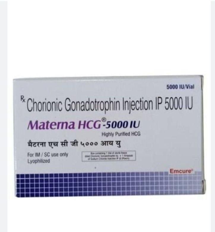 Materna HCG 5000IU Injection, Medicine Type : Allopathic