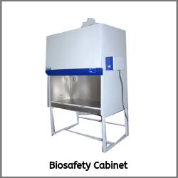 Polished Metal Biosafety Cabinet, for Exhaust Filter, Pre Filter, Protection, Feature : Bright Shining