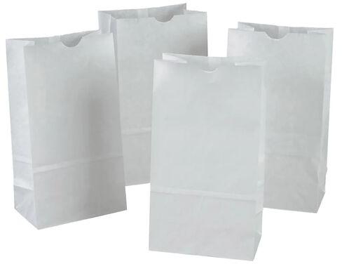 White Kraft Paper Pouch, for Food Packaging, Specialities : Easy To Carry, Easy Folding