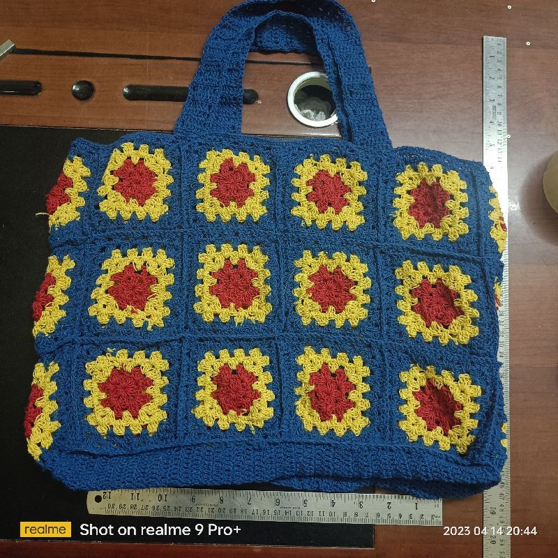 Cotton crochet bags, Style : Handbags