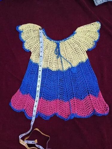 Plain Crochet Frock, Size : All Sizes