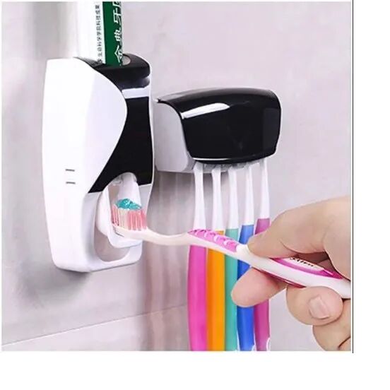 Multi Plastic Automatic Toothbrush Holder, Size : Medium