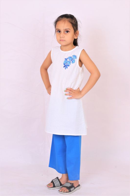 Cotton Girl Checked Frock Legging Set at Rs 390/piece in Kanpur