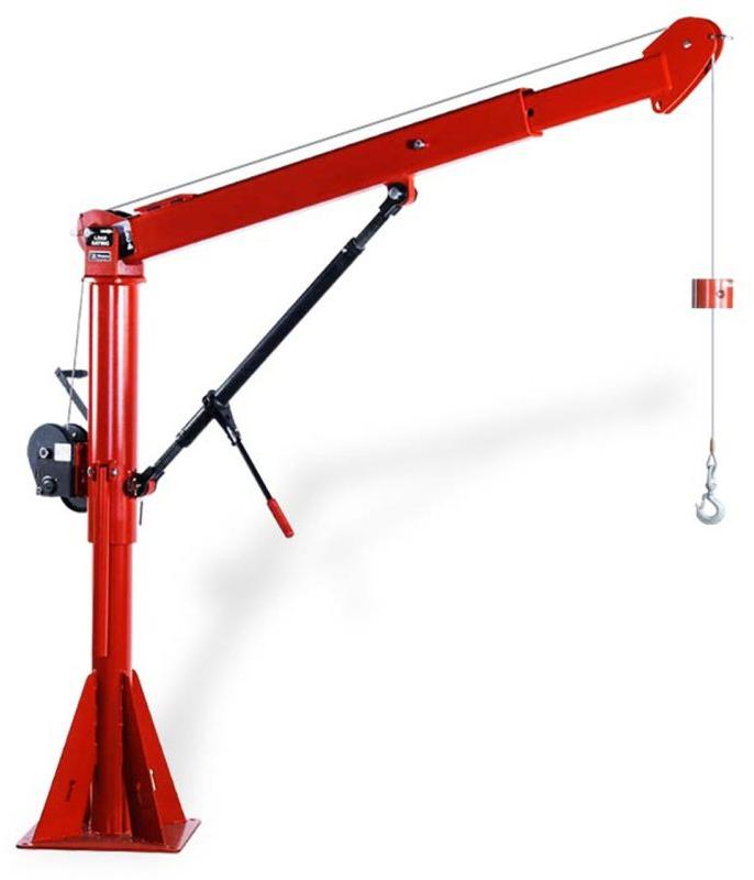 Semi Automatic Hydraulic Winch crane