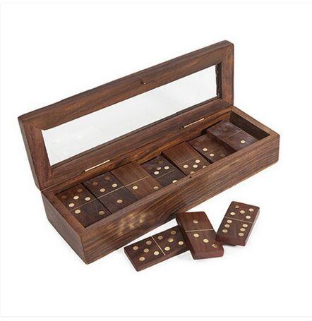 Wooden Domino Set, Packaging Type : Carton Box, Metal Sheet Box