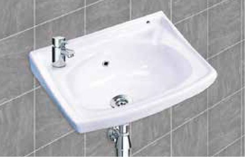 Square Ceramic Wall Mounted  Wash Basin