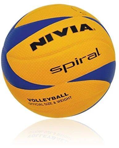 Yellow 300 g Premium soft leather PU Nivia Volleyball
