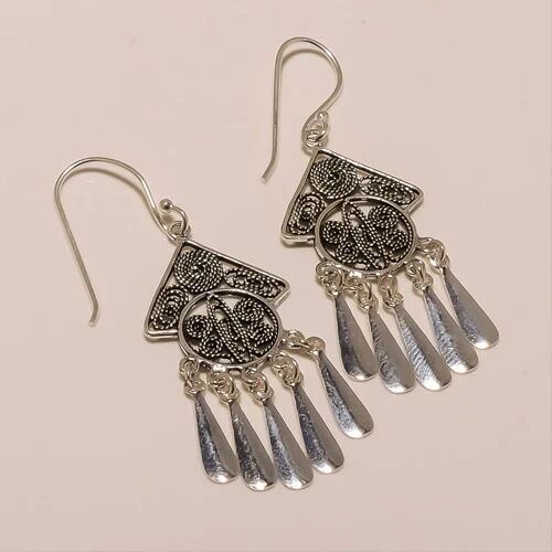 Designer Silver Earrings, Occasion : Party, Festival