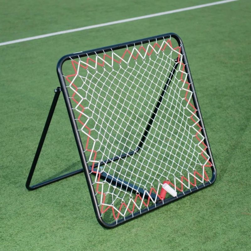 Iron Paint Coated Catching Rebounder, For Outdoor Use, Color : Black