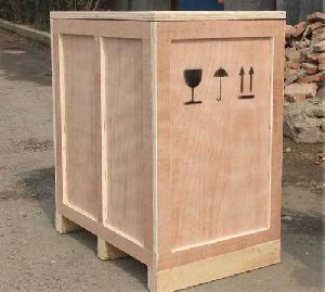 Square Fumigation Process Plywood Boxes, For Goods Packaging