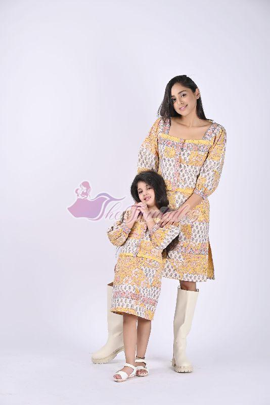 Mother and Daughter Elio Co-ord Set, Gender : Female