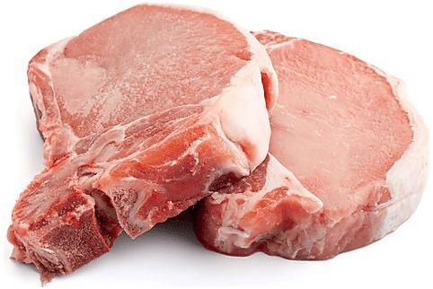 Frozen Pork Chops Without Skin, Packaging Type : Plastic Packet