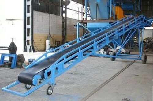 Rubber Pvc Bag Stacker Conveyor Belt, For Pharma, Packaging, Coal Industrial
