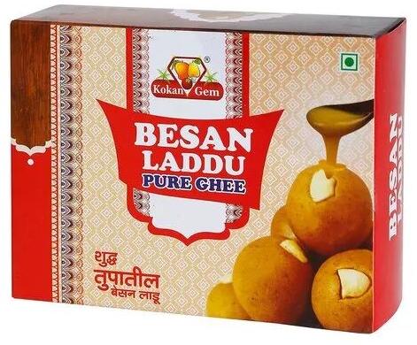 Kokam Gem Besan Laddu, Packaging Type : Box