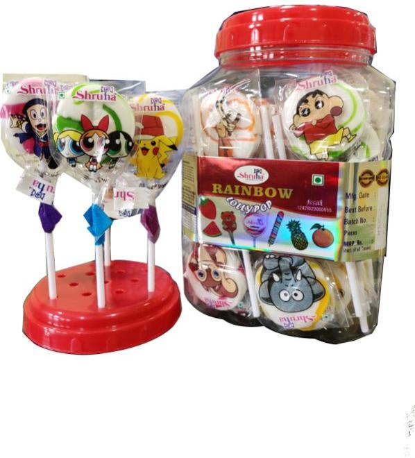 Rainbow Cartoon Lollipop Jar