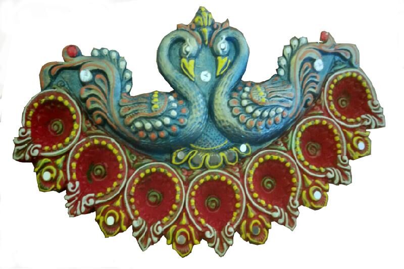 Peacock Diya
