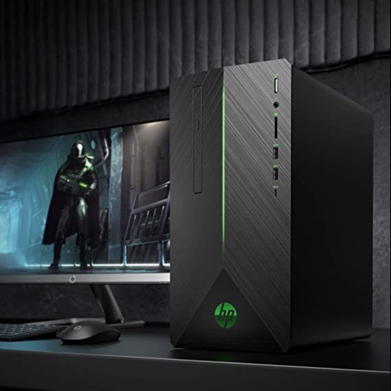 Black HP Pavilion Gaming Desktop, for Home Use, Feature : Fast Processor, High Speed, Smooth Function