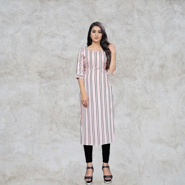 pink kurti