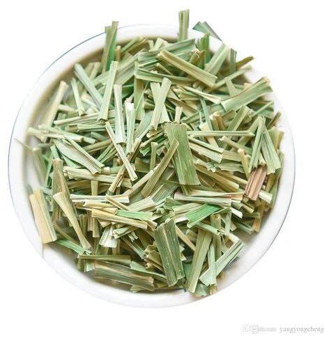 Dried Lemongrass Leaves, Packaging Type : Poly Bag, Color : Green