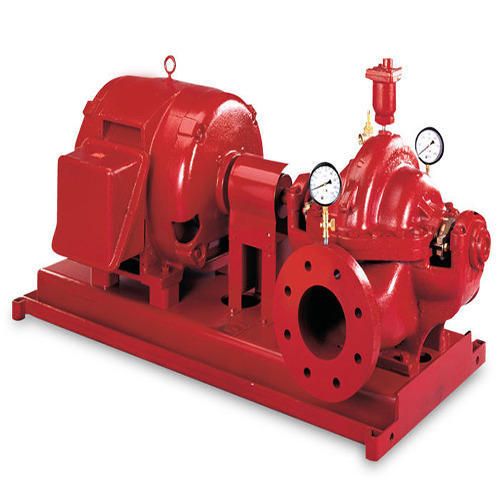 Automatic Electric Fire Pump, Color : Red