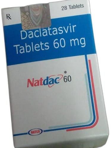 Natdac 60 Tablet, Packaging Type : Bottles