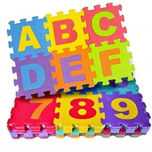 Foam Alphabet Puzzle Mat, Color : Multi