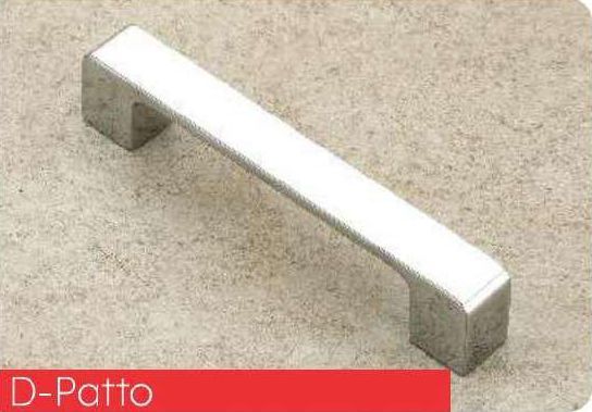 Aarambh Zinc Metal D-Patto Cabinet Handle, for Door Fitting, Size/Dimension : 4inch, 8inch