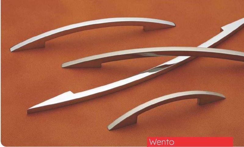 Aarambh Zinc Metal Wento Cabinet Handle, for Door Fitting, Size/Dimension : 4inch, 8inch