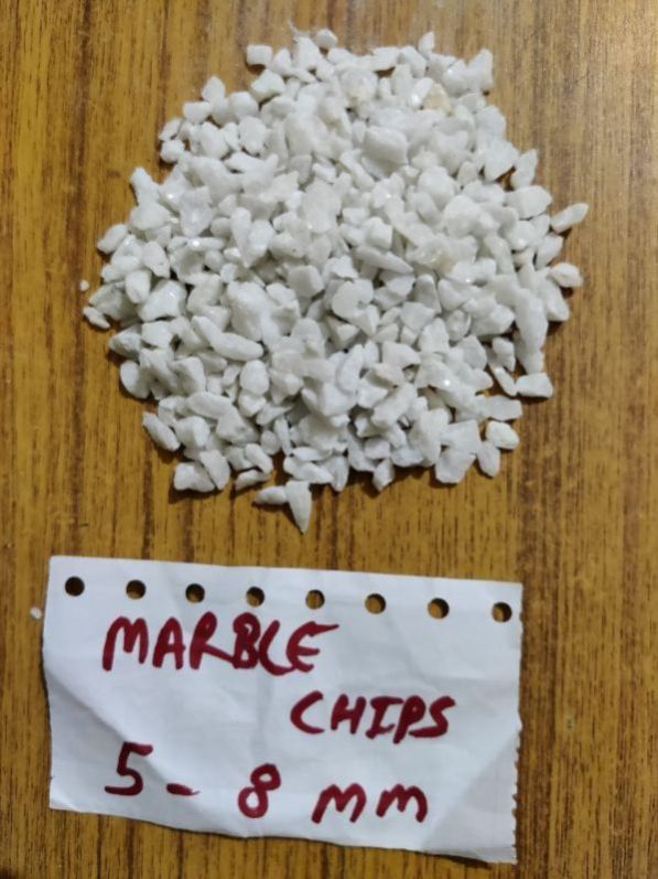 Pure White Marble Chips