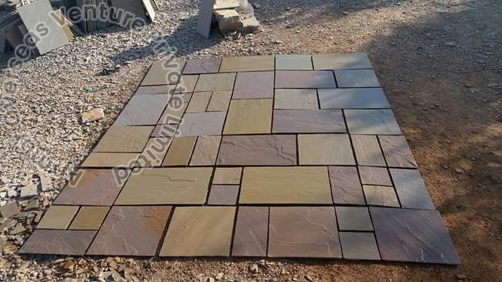 Multi color sandstone