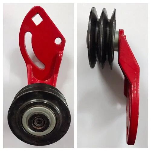 Fan pulley, Color : RED BLACK