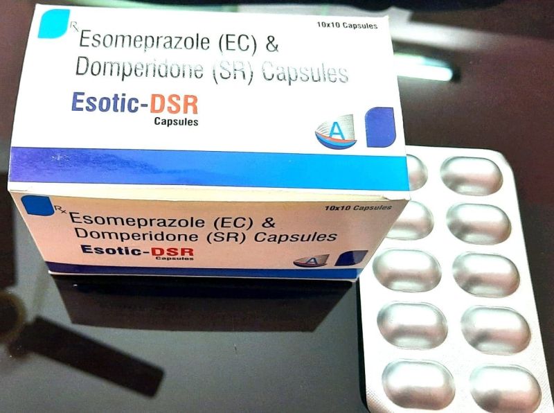 Esotic-DSR Esomeprazole Domperidone Capsule, Packaging Type : Stripes