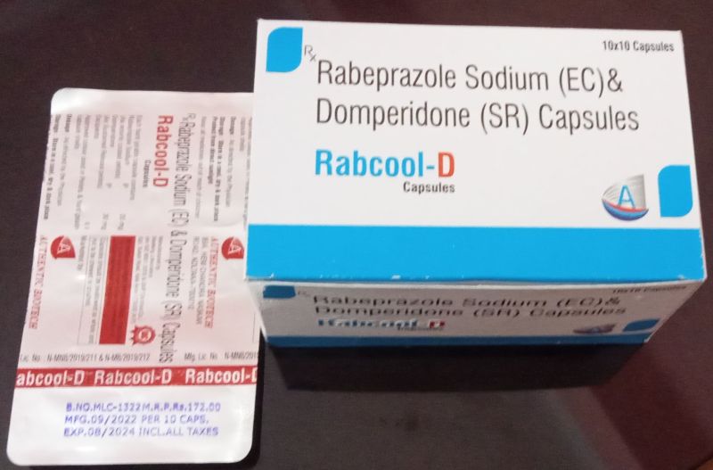 Rabcool-D Rabeprazole Domperidone SR Capsules, Grade Standard : Medicine Grade