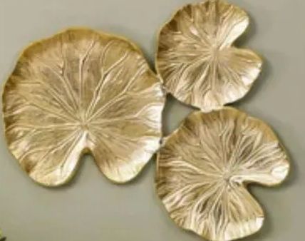 Brass Leaf Wall Decor