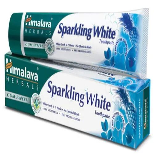 Himalaya Sparkling White Toothpaste, Packaging Size : 80g