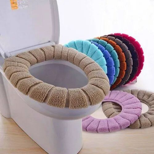 Round Plastic Soft Toilet Seat Cover, Color : MULTI COLOR