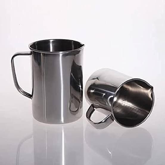 Scoya Plain Polished stainless steel mug 316l, for Pharma, Certification : Iso