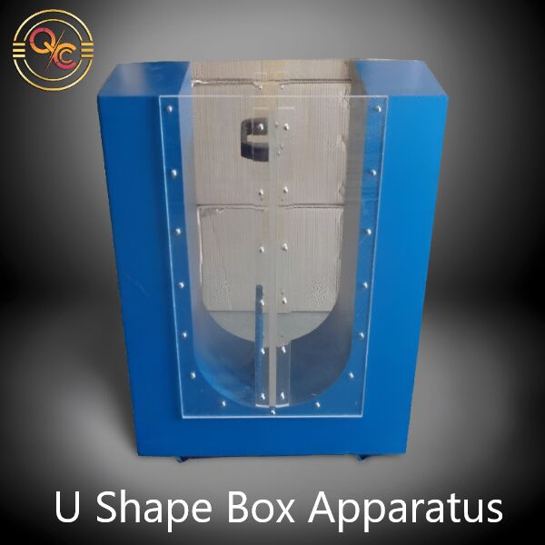 QCC Lab Mild Steel Mechanical 10-50kg U- Shape Box Apparatus, for Material Testing