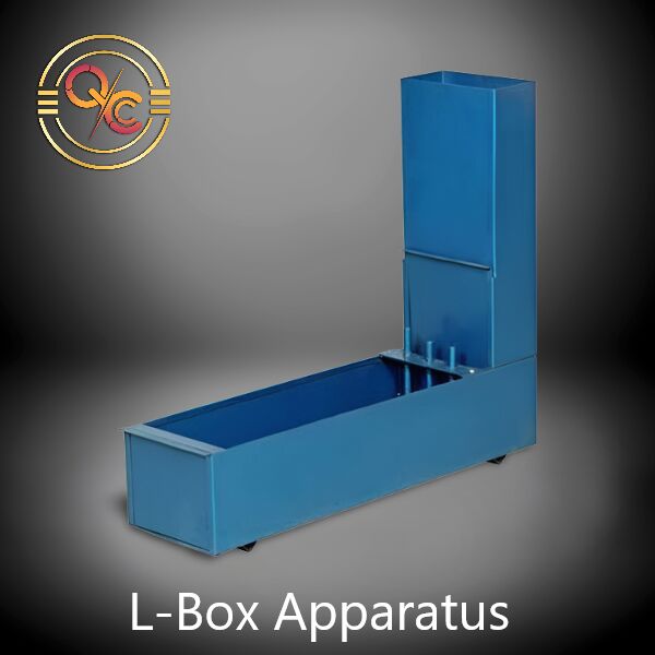QCC Lab Mild Steel Mechanical 10-50kg L- box apparatus, for Material Testing
