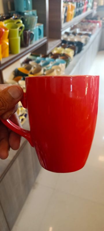 Polished Plain ceramic coffee mug, Size : Large, Medium, Small