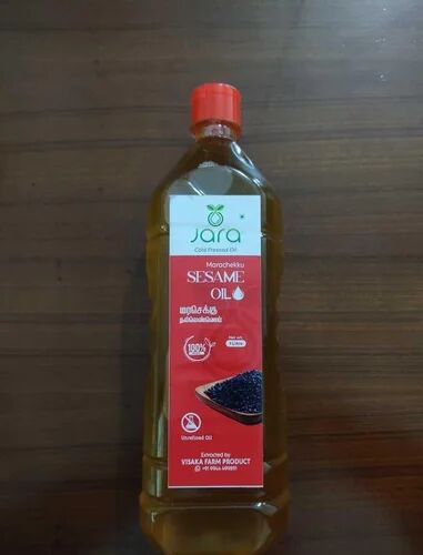 Jara Cold Pressed Sesame Oil, for Cooking, Packaging Type : Bottle