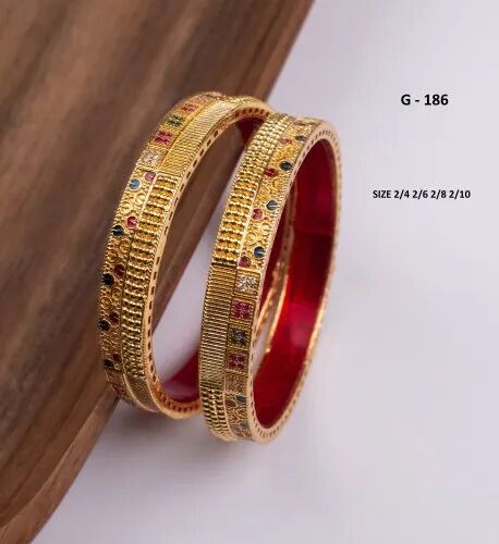 Brass Gold Plated Bangles, Occasion : Daily Wear