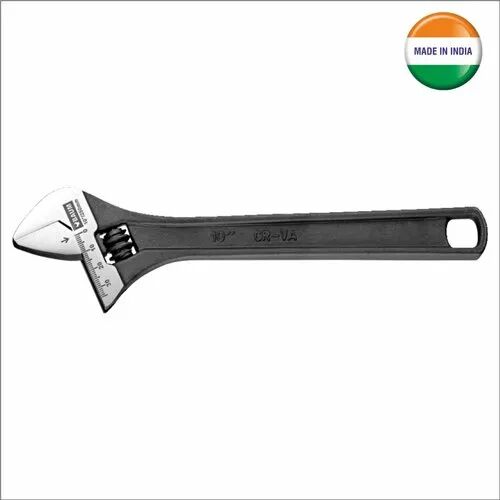 Baum Chrome Vanadium Steel Adjustable Pipe Wrench, Specialities : Corrosion Resistance