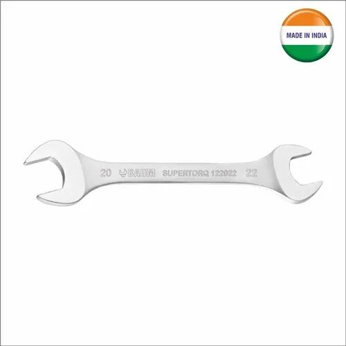 Chrome Vanadium Steel Double Open End Spanner, for Fittings, Specialities : High Quality, Corrosion Resistance