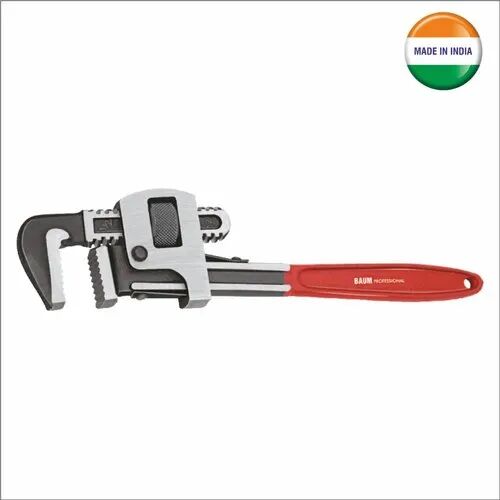 Baum Chrome Vanadium Steel Stillson Type Pipe Wrench, Size : 10 Inch