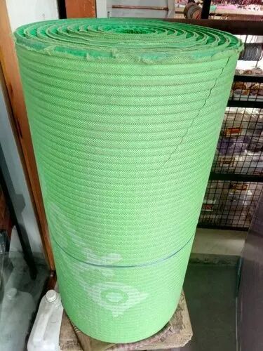 Plain PU floor mat, Color : Green