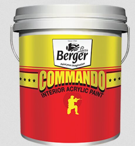 Berger Interior Acrylic Paint, Color : Red