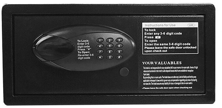 Cold Rolled Steel Digital Safe Locker, Color : Black